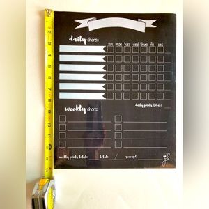 JENNA KATE Large Magnetic, Dry Erase Chore‎ Board. Back to School!
